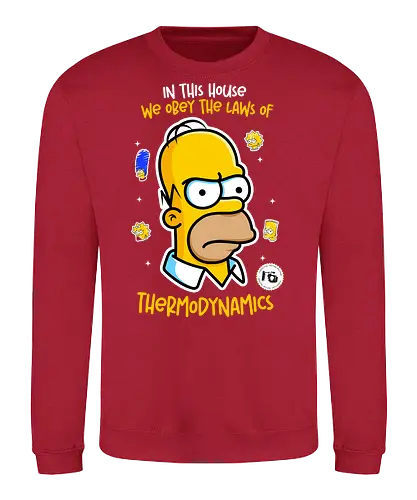 In this house - funny, retro, quotes, cartoon series - Sweatshirt
