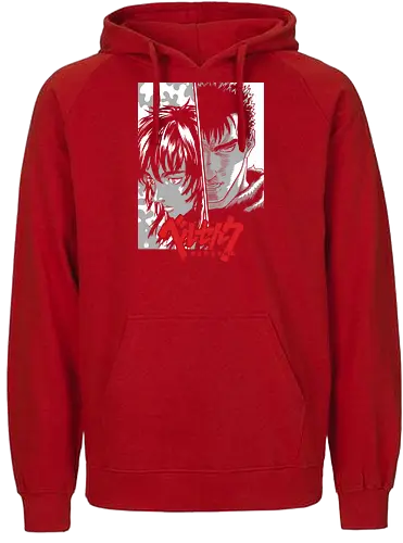 Guts & Casca Broken Bonds - berserk, guts, casca, anime couple, tragic story, dark fantasy, manga scene, emotional anime - Fairtrade Hoodie
