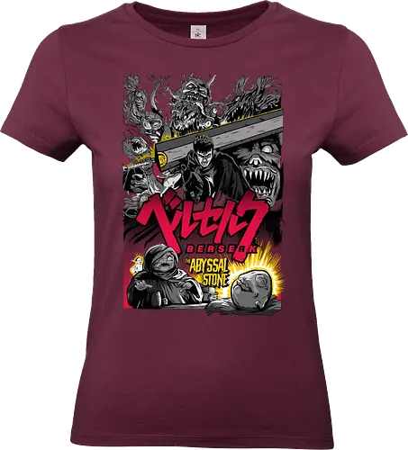 Berserk Abyssal War - berserk, dark creatures, anime battle, horror fantasy, manga art, chaos scene, seinen anime, epic fight - Standard T-Shirt (Frauen)