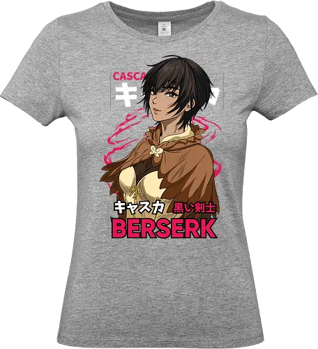 Casca Silent Strength - berserk, casca, anime girl, warrior woman, dark fantasy, manga character, anime aesthetic, strong female - Standard T-Shirt (Frauen)