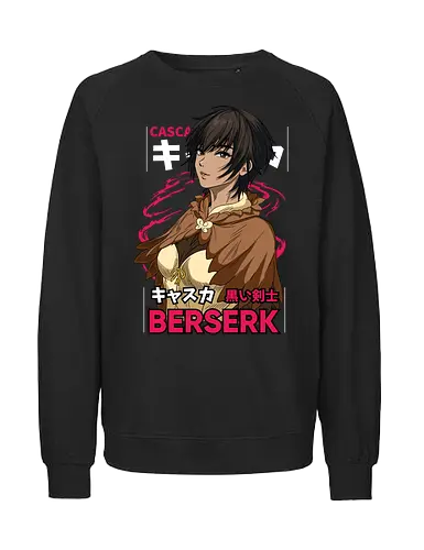 Casca Silent Strength - berserk, casca, anime girl, warrior woman, dark fantasy, manga character, anime aesthetic, strong female - Fairtrade Sweatshirt