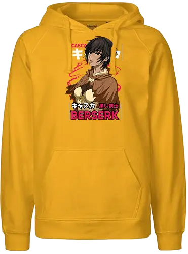 Casca Silent Strength - berserk, casca, anime girl, warrior woman, dark fantasy, manga character, anime aesthetic, strong female - Fairtrade Hoodie