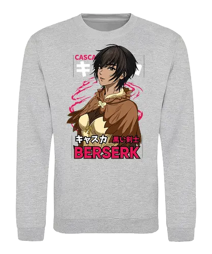 Casca Silent Strength - berserk, casca, anime girl, warrior woman, dark fantasy, manga character, anime aesthetic, strong female - Sweatshirt
