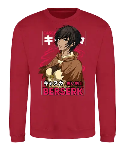Casca Silent Strength - berserk, casca, anime girl, warrior woman, dark fantasy, manga character, anime aesthetic, strong female - Sweatshirt