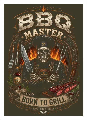 BBQ - Born to grill King