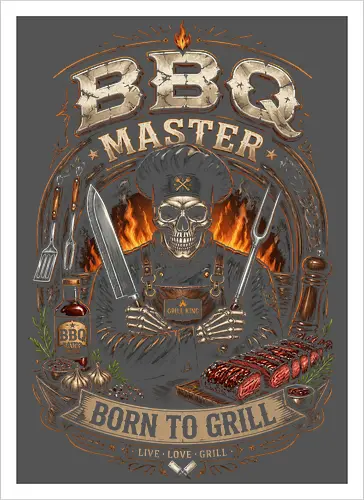 BBQ - Born to grill King