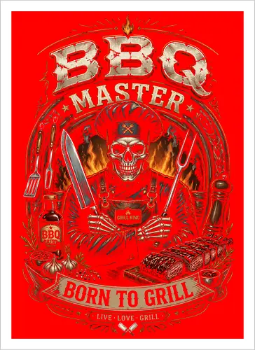 BBQ - Born to grill King