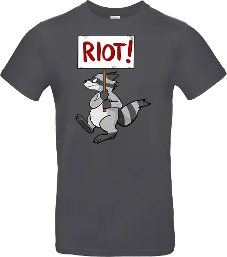 Riot Raccoon Neu - Raccoon, Waschbär, Demo - Standard T-Shirt