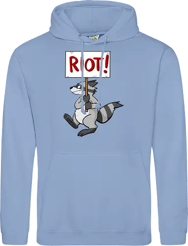 Riot Raccoon Neu - Raccoon, Waschbär, Demo - Standard Hoodie