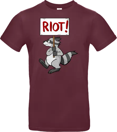 Riot Raccoon Neu - Raccoon, Waschbär, Demo - Standard T-Shirt
