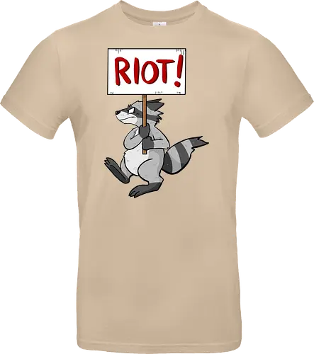 Riot Raccoon Neu - Raccoon, Waschbär, Demo - Standard T-Shirt