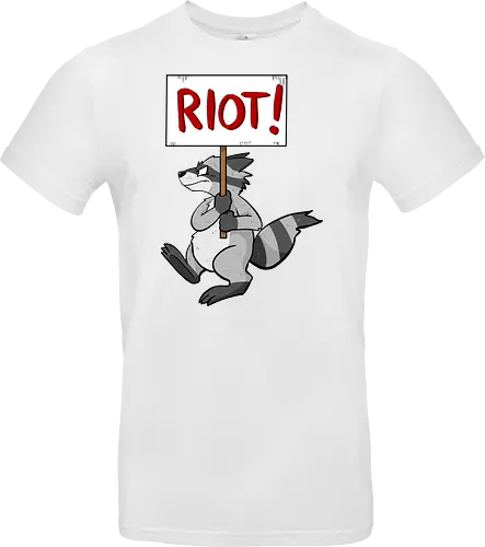 Riot Raccoon Neu - Raccoon, Waschbär, Demo - Standard T-Shirt