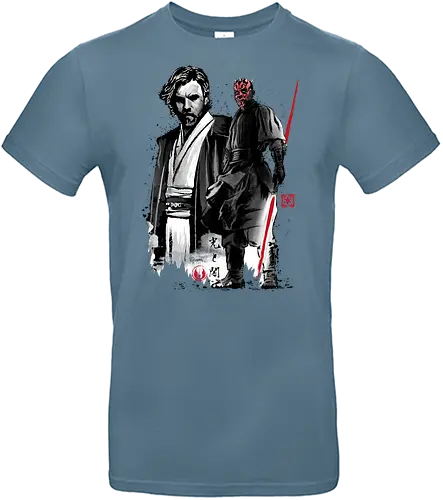 Fueled by hatred and revenge - super heroes, comics, action movies, sci fi, four, japanese art, japan, sumi e, galaxy, jedi - Standard T-Shirt
