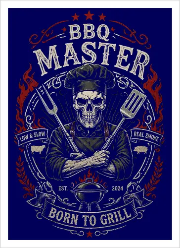 BBQ Master Skull