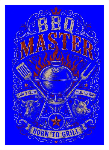 BBQ Master Vintage Retro