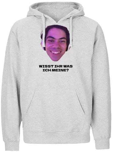 GermiBoi - Meme Wisst ihr was ich meine? Hell - Fairtrade Hoodie