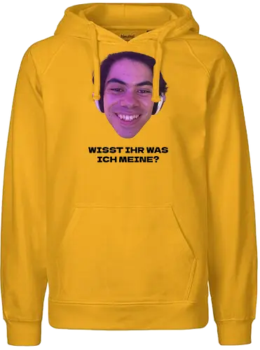 GermiBoi - Meme Wisst ihr was ich meine? Hell - Fairtrade Hoodie