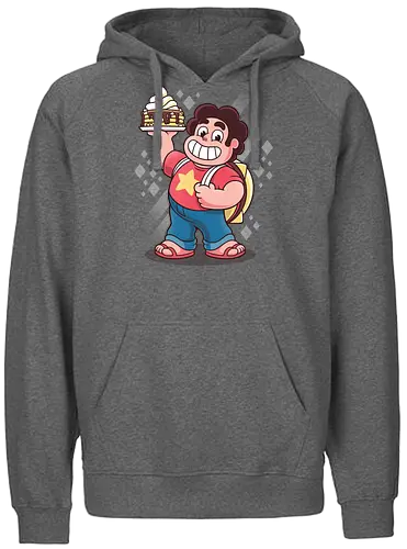 Pfannkuchen Together Breakfast - Steven Universe Kunst, Steven Quartz Universe, Together Breakfast Pfannkuchen, Geek Kleidung, Rebecca Sugar, Crystal Gems, Edelstein Mensch Hybrid, Rose Quartz Stern, Popkultur Animation, Kawaii Streetwear, Geek Geschenk, Steven Universe Shirt, Cartoon Network, Cartoon Nostalgie, moderne Animation - Fairtrade Hoodie
