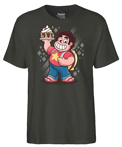 Pfannkuchen Together Breakfast - Steven Universe Kunst, Steven Quartz Universe, Together Breakfast Pfannkuchen, Geek Kleidung, Rebecca Sugar, Crystal Gems, Edelstein Mensch Hybrid, Rose Quartz Stern, Popkultur Animation, Kawaii Streetwear, Geek Geschenk, Steven Universe Shirt, Cartoon Network, Cartoon Nostalgie, moderne Animation - Fairtrade T-Shirt