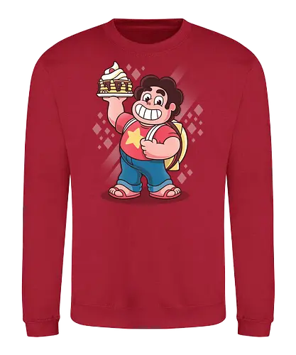Pfannkuchen Together Breakfast - Steven Universe Kunst, Steven Quartz Universe, Together Breakfast Pfannkuchen, Geek Kleidung, Rebecca Sugar, Crystal Gems, Edelstein Mensch Hybrid, Rose Quartz Stern, Popkultur Animation, Kawaii Streetwear, Geek Geschenk, Steven Universe Shirt, Cartoon Network, Cartoon Nostalgie, moderne Animation - Sweatshirt