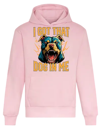 I Got That Dog In Me - i got that dog, determination, dog, dog in me, dog lover, dog quotes, doggo, doggy, funny, joke, meme, pitbull, puppy, resilience, stabby - Heavyweight Hoodie
