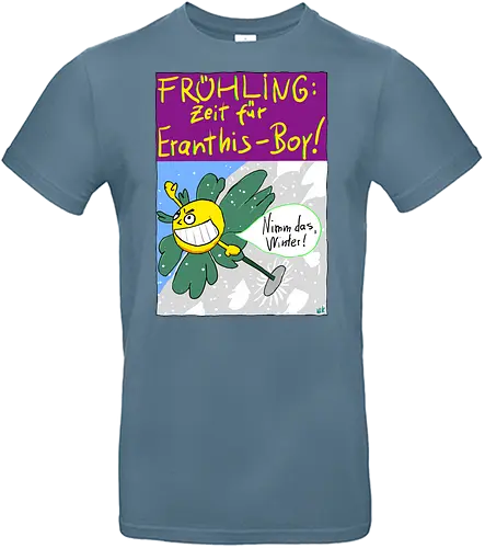 Eranthis-Boy - Pflanzen, Botanik, Eranthis, Frühling, Winter, Jahreszeiten - Standard T-Shirt