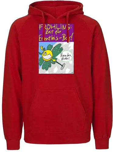 Eranthis-Boy - Pflanzen, Botanik, Eranthis, Frühling, Winter, Jahreszeiten - Fairtrade Hoodie