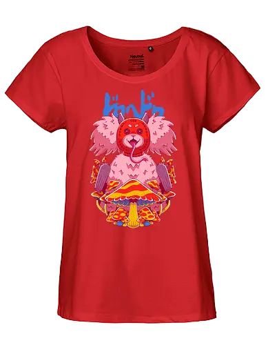 KIKURAGE - dorohedoro, anime, manga, fairy, kikurage, mushroom, en cute, kawaii, japan, demon, devil - Fairtrade Girl Shirt