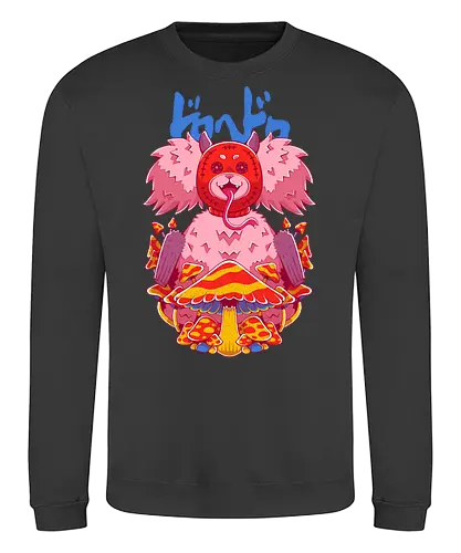 KIKURAGE - dorohedoro, anime, manga, fairy, kikurage, mushroom, en cute, kawaii, japan, demon, devil - Sweatshirt