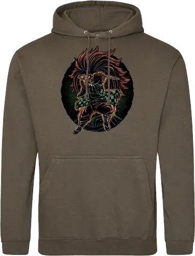 Slay All Demons - Anime, Manga, Japanese, slayer, demon, animated, animation, TV series, adventure - Standard Hoodie