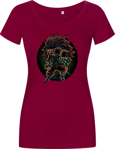 Slay All Demons - Anime, Manga, Japanese, slayer, demon, animated, animation, TV series, adventure - Damen T-Shirt