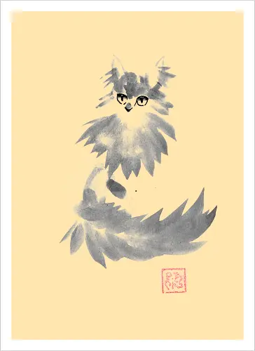 grey cat