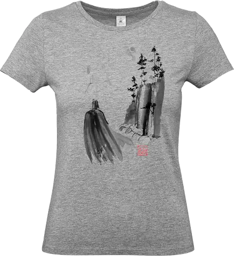 lost - mountain, sumie, japan, moon, space ship - Standard T-Shirt (Frauen)