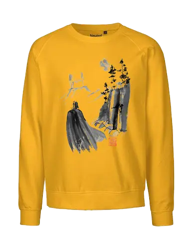 lost - mountain, sumie, japan, moon, space ship - Fairtrade Sweatshirt