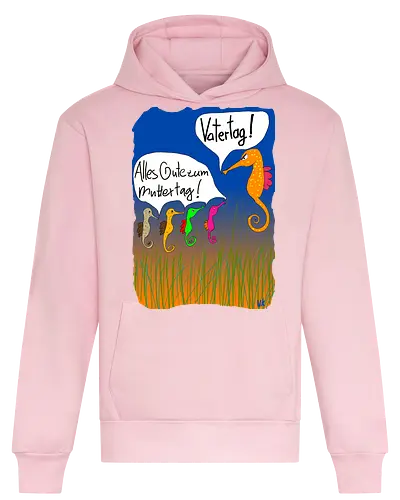 Vatertag - Muttertag, Vatertag, Biologie, Seepferdchen, Meer - Heavyweight Hoodie