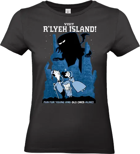 Visit Rlyeh Island - Lovecraft, Cthulhu, Gothic horror - Standard T-Shirt (Frauen)