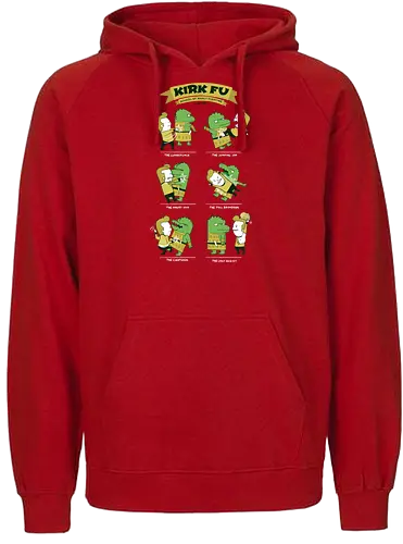Kirk Fu - Space, Kirk - Fairtrade Hoodie