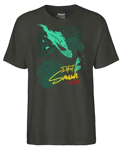 Smash - anime, mha, deku, smash, bakugo, izukumidoriya, izuku - Fairtrade T-Shirt
