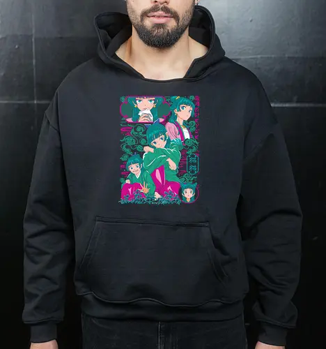 Maomao – Palace Apothecary - apothecary diaries, maomao, anime girl, herbal medicine, palace life, mystery anime, historical anime, anime aesthetic - Cropped Hoodie
