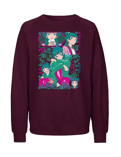 Maomao – Palace Apothecary - apothecary diaries, maomao, anime girl, herbal medicine, palace life, mystery anime, historical anime, anime aesthetic - Fairtrade Sweatshirt