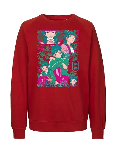 Maomao – Palace Apothecary - apothecary diaries, maomao, anime girl, herbal medicine, palace life, mystery anime, historical anime, anime aesthetic - Fairtrade Sweatshirt