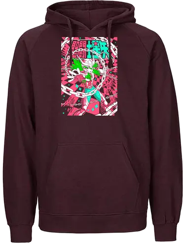 Andromeda Warrior – Gentle Strength - saint seiya, andromeda, chain warrior, anime knight, bronze saint, defensive fighter, anime battle, cosmos power - Fairtrade Hoodie