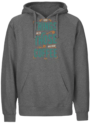 Coffee Theory - coffee, caffeine, funny, quotes, funny sayings, typography, drinks, food, humor, lettering, coffee, caffeine, funny, quotes, funny sayings, typography, drinks, food, humor, lettering - Fairtrade Hoodie