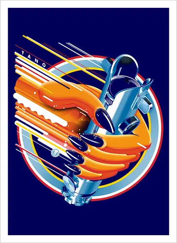 Alien-Kriegerin Turbo – Rock-Weltraum-Mashup