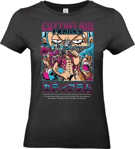 Super Cyborg - Pirate, franky, cyborg pirate, straw hat crew, anime mechanic, super robot, anime pirate, cola power - Standard T-Shirt (Frauen)