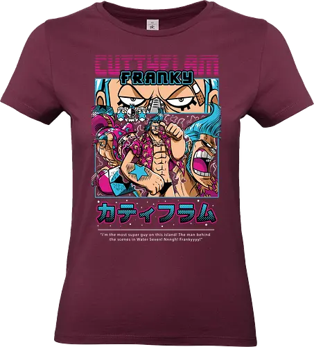 Super Cyborg - Pirate, franky, cyborg pirate, straw hat crew, anime mechanic, super robot, anime pirate, cola power - Standard T-Shirt (Frauen)