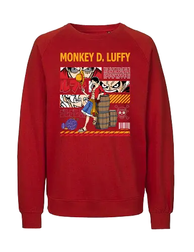 Future Pirate King - Pirate, pirate king, straw hat pirate, anime hero, grand line, shonen anime, adventure anime - Fairtrade Sweatshirt