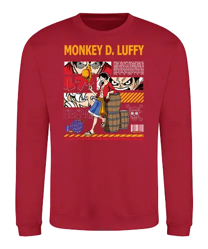 Future Pirate King - Pirate, pirate king, straw hat pirate, anime hero, grand line, shonen anime, adventure anime - Sweatshirt