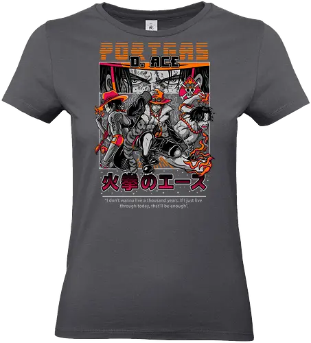 Flame Emperor - Pirate, portgas d ace, fire fist ace, anime pirate, flame power, whitebeard pirates, shonen anime, grand line - Standard T-Shirt (Frauen)