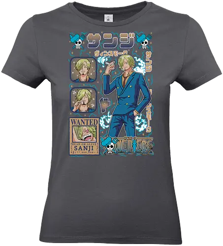 Black Leg Cook - Pirate, sanji, black leg sanji, straw hat crew, anime cook, anime pirate, vinsmoke sanji, grand line - Standard T-Shirt (Frauen)